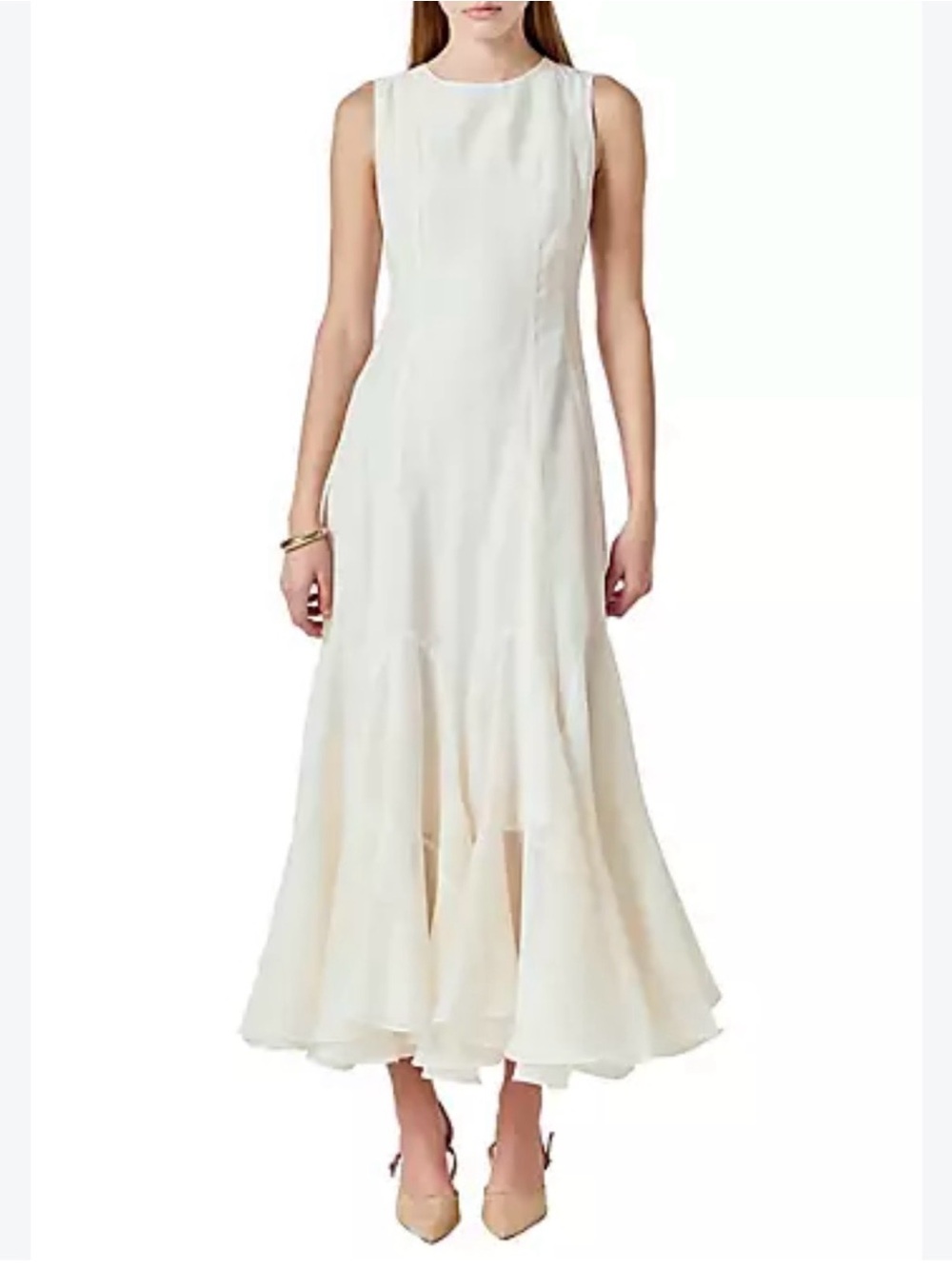 Endless Rose Godet Detail Maxi Dress
